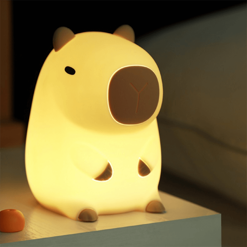 King MeWaii Capybara Squishy Night Light - Perfect Gift 🎁