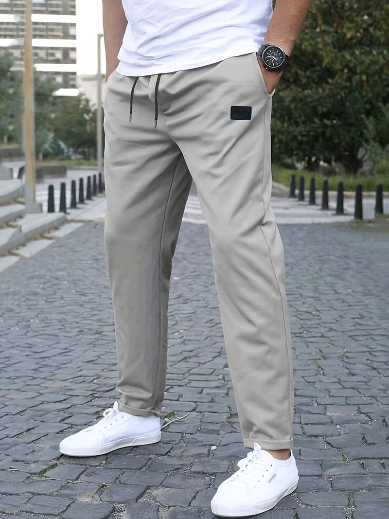 King Shop Men's Elastic Casual Pants