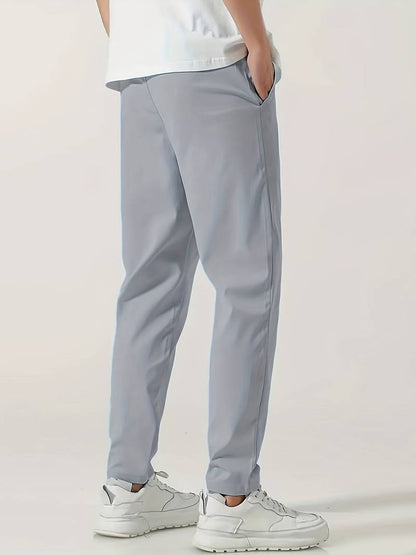 King Shop Men's Elastic Casual Pants