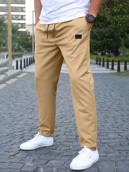 King Shop Men's Elastic Casual Pants