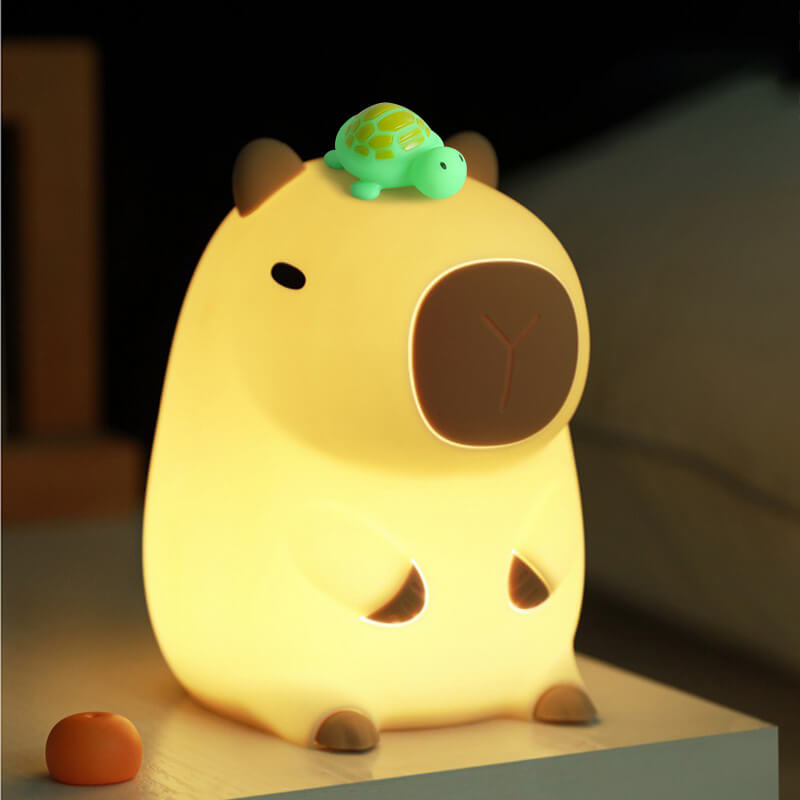 King MeWaii Capybara Squishy Night Light - Perfect Gift 🎁