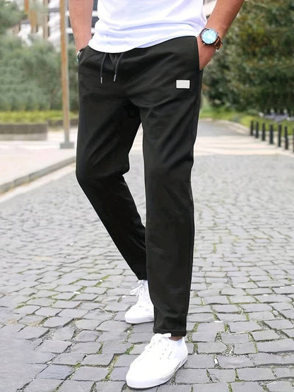 King Shop Men's Elastic Casual Pants