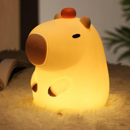 King MeWaii Capybara Squishy Night Light - Perfect Gift 🎁